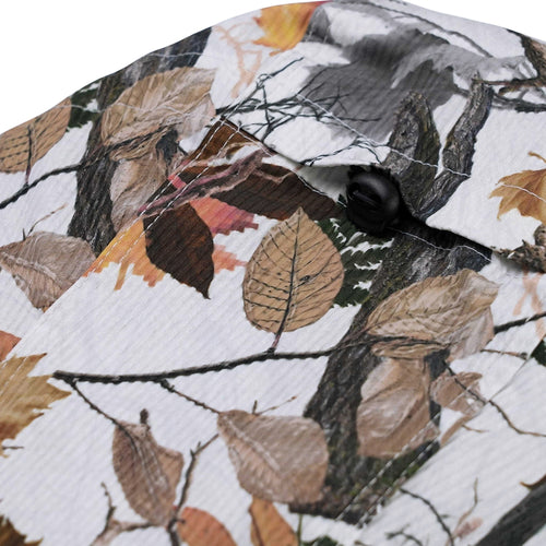 BIG POCKET HOODED VEST REALTREE WHITE