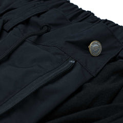 BSR NEW SUPER WIDE JOGGER PANTS BLACK