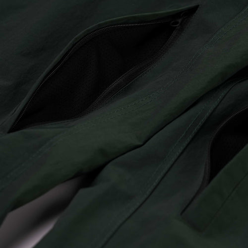 REFINED SUPER WIDE VENTILATION PANTS DARK GREEN