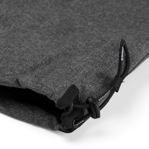 LOGO HERRINGBONE SUPER WIDE VENTILATION PANTS CHARCOAL