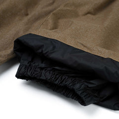 LOGO HERRINGBONE SUPER WIDE VENTILATION PANTS BROWN