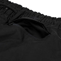 SOFT PEACH SUPER WIDE VENTILATION PANTS BLACK