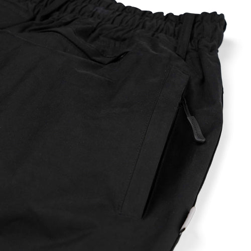 SOFT PEACH SUPER WIDE VENTILATION PANTS BLACK