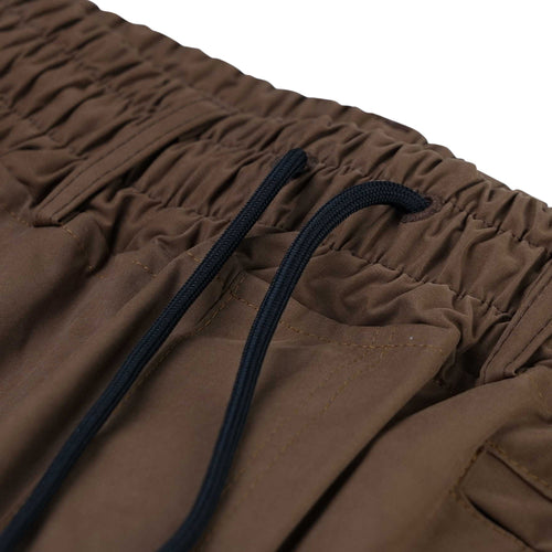 SOFT PEACH SUPER WIDE VENTILATION PANTS LIGHT BROWN