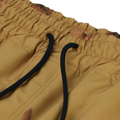 ORIGINAL POT-X REFLECTIVE WIDE JOGGER PANTS BROWN