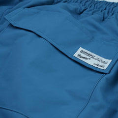 ORIGINAL POT-X REFLECTIVE WIDE TRACK PANTS ASH BLUE