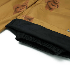 3D BEARRABBIT WIDE TRACK PANTS BROWN