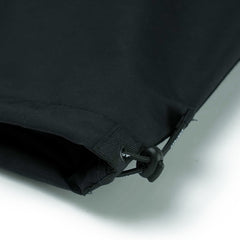 CARGO POCKET WIDE BIB PANTS BLACK