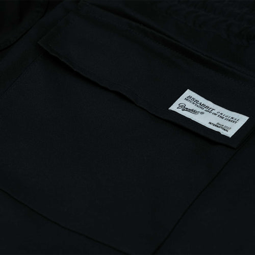 SP LINE WIDE JOGGER PANTS BLACK