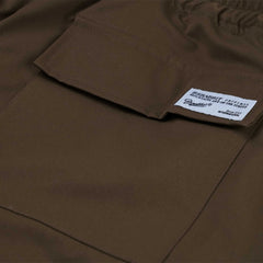 SP LINE WIDE JOGGER PANTS BROWN