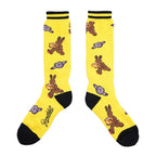 BEAR RB SNOWBOARD SOCKS YELLOW