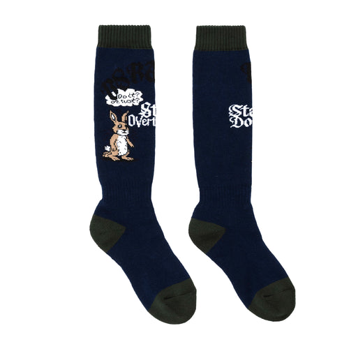 Overthinking Snowboard Socks Navy