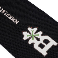 Multi Logo Patchwork Muffler Black