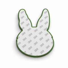 Smile Trippy Rabbit Face Stomp Pad Green