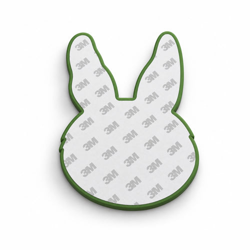 Smile Trippy Rabbit Face Stomp Pad Green