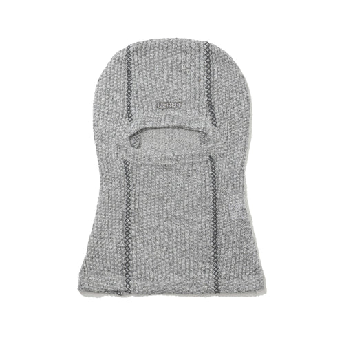 Essential Stitch Knit Balaclava Gray