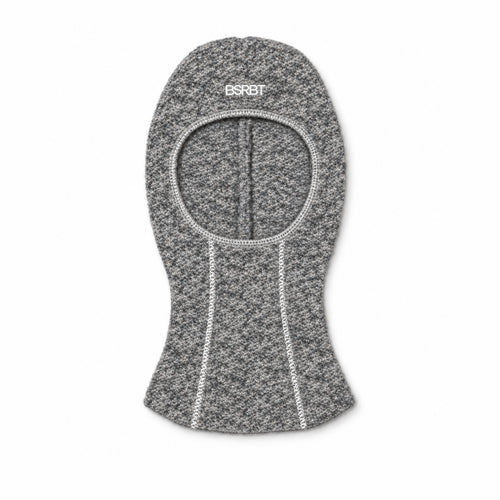 Essential Stitch Knit Balaclava Gray