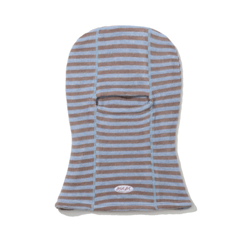Essential Stitch Narrow Stripe Knit Balaclava Pastel Blue
