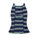 Essential Stitch Wide Stripe Knit Balaclava Blue Sky