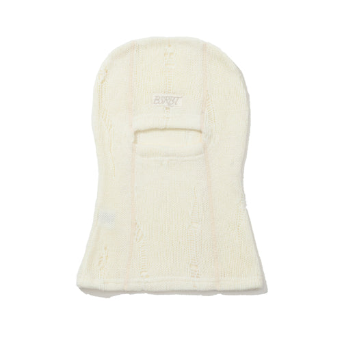 Essential Stitch Vintage Knit Balaclava Ivory