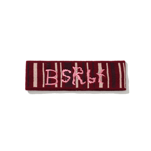Bsrbt Vertical Stripe Headband Burgundy