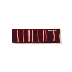 Bsrbt Vertical Stripe Headband Burgundy