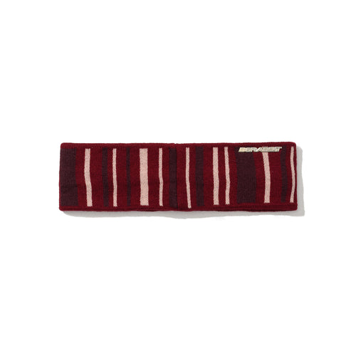 Bsrbt Vertical Stripe Headband Burgundy