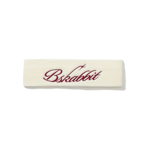 Bsr Script Logo Headband White