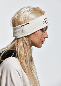 Bsr Script Logo Headband White