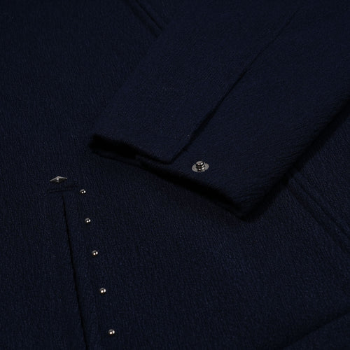 DSXBS Minimal Rivet Collar Jacket Navy