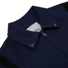 DSXBS Minimal Rivet Collar Jacket Navy