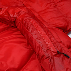 BSXRJ Utility Pocket Quilted Hood Puffer Jacket Red
