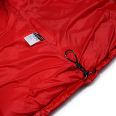 BSXRJ Utility Pocket Quilted Hood Puffer Jacket Red