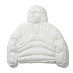 Contour Harness Hood Puffer Jacket White