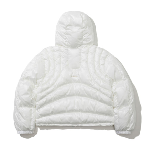 Contour Harness Hood Puffer Jacket White