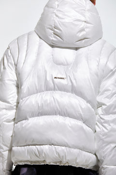 Contour Harness Hood Puffer Jacket White