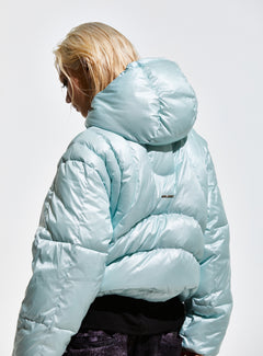 Contour Harness Hood Puffer Jacket Mint