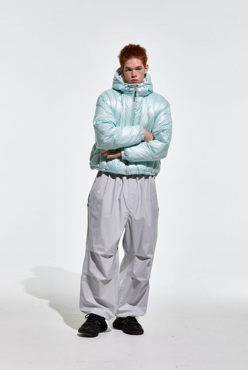 Contour Harness Hood Puffer Jacket Mint