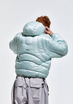 Contour Harness Hood Puffer Jacket Mint