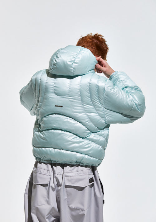 Contour Harness Hood Puffer Jacket Mint