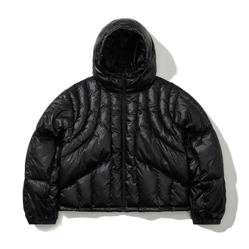Contour Harness Hood Puffer Jacket Black