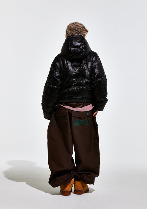 Contour Harness Hood Puffer Jacket Black