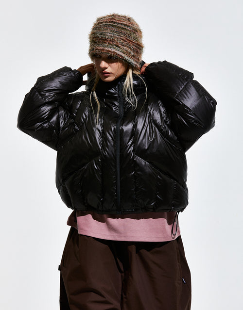 Contour Harness Hood Puffer Jacket Black