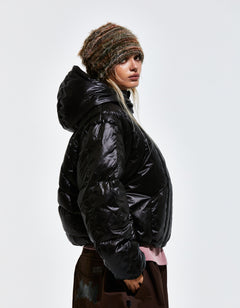 Contour Harness Hood Puffer Jacket Black