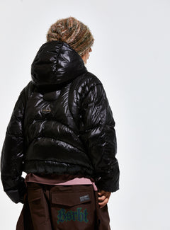 Contour Harness Hood Puffer Jacket Black