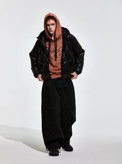Contour Harness Hood Puffer Jacket Black