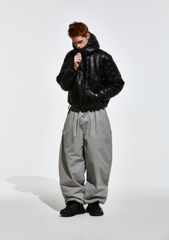 Contour Harness Hood Puffer Jacket Black