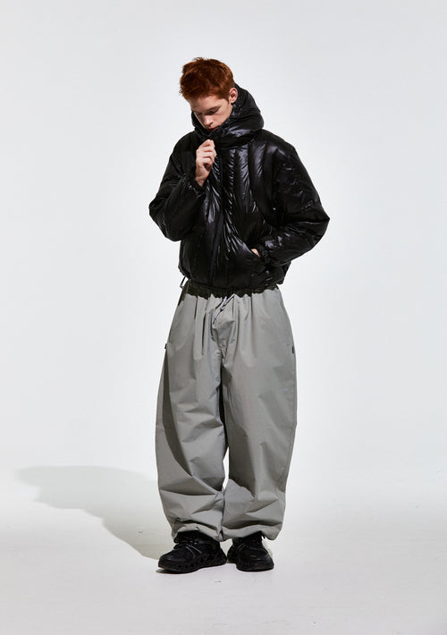 Contour Harness Hood Puffer Jacket Black
