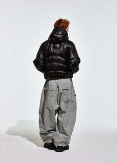 Contour Harness Hood Puffer Jacket Black
