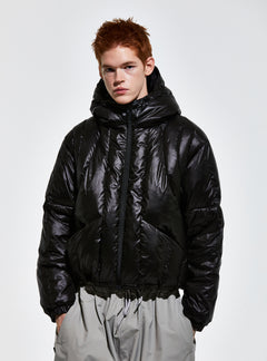 Contour Harness Hood Puffer Jacket Black